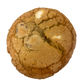 Close of up a cookie with Mini Egg easter candy in them
