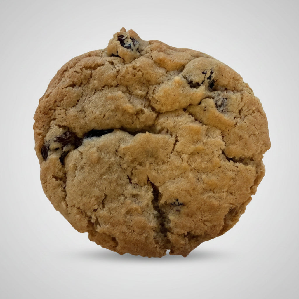 Brown Sugar Cookie with Rum Soaked Raisins